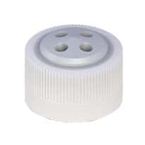 Cole-Parmer VapLock™ Solvent Delivery Cap, four 1/4"-28 ports, 38-430; 1/ea