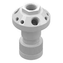 Cole-Parmer VapLock™ Solvent Waste Manifold, PTFE, 38 mm Wako, 1x1/2" NPT, 3x1/4" NPT, 6x1/4-28 UNF; 1/EA