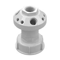 Cole-Parmer VapLock™ Solvent Waste Manifold, PP, DIN 50, 1x1/2" NPT, 3x1/4" NPT, 6x1/4-28 UNF; 1/EA