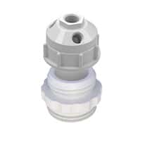 Cole-Parmer VapLock™ Solvent Waste Manifold, PTFE, 2" Coarse, 1x1/2" NPT, 3x1/4" NPT; 1/ea