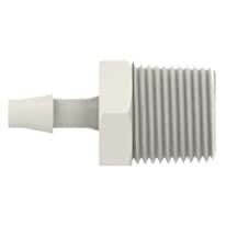 Cole-Parmer VapLock™ Fitting, Polypropylene,  Straight, Hose Barb to Threaded Adapter, 5/16" ID x 1/4" NPT(M); 10/PK