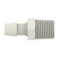 Cole-Parmer VapLock™ Fitting, Polypropylene,  Straight, Hose Barb to Threaded Adapter, 3/4" ID x 1/2" NPT(M); 10/PK