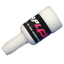 Cole-Parmer VapLock™ Relief Valve, 1/4-28 UNF(M), 1-2.5 psi crack pressure, PTFE & Viton; 1ea