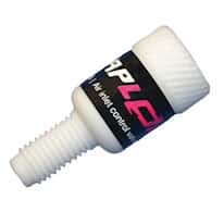 Cole-Parmer VapLock™ Relief Valve, 1/4-28 UNF(M), 1-2.5 psi crack pressure, PTFE & FFKM; 1ea