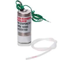 Cole-Parmer VapLock™ Solenoid Operated Pinch Valve, Two-Way Normally Closed, 1/16" ID Silicone; 12 VDC