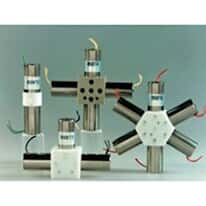 Cole-Parmer VapLock™ Mixing Valve, 2-Position, 0.062" Orifice, PTFE Body and Diaphragm, 12 VDC