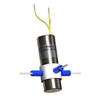 Cole-Parmer VapLock™ 3-Way Isolation Valve, 0.062" Orifice, PEEK Body, PTFE Diaphragm, 30 psi, 95 µL Internal Volume, 24 VDC