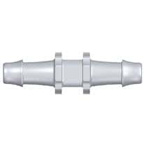 Fitting, Polypropylene, Straight, Hose Barb Union, 1/16" ID; 1/EA