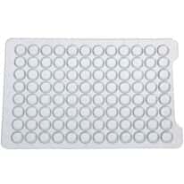 Cole-Parmer 96-Well Microplate Sealing Mat, Silicone, Low Profile Deep, Round, Pre-slit; 20/PK