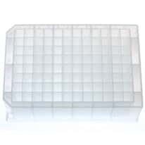 Cole-Parmer 96-Well Microplate, Deep Well, Square, PP, 2 mL; 50/PK
