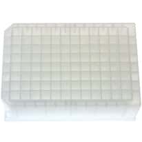 Cole-Parmer 96-Well Microplate, Deep Well, Square, Toughened PP, 2 mL; 50/PK