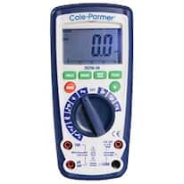 Cole-Parmer Industrial Digital Multimeter, TRMS, with NIST-Traceable Calibration 