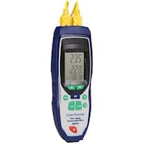 Cole-Parmer Dual-Input Data Logging Thermocouple Thermometer with NIST-Traceable Calibration