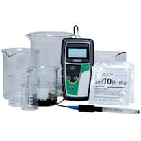 Cole-Parmer Soil pH Testing Kit; Meter, Probe, Beakers, and Buffers