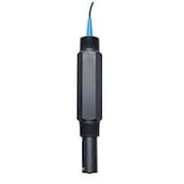 Cole-Parmer Self-cleaning flat pH electrode, 100-Ohm Pt RTD, PPS housing, 10-ft cable, BNC