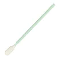 Cole-Parmer Cleanroom Foam Swab, Open-Hole Head, Notched, Light Green PP Handle; 500/PK