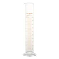 Cole-Parmer Graduated Cylinder, Class B, To Deliver, 500 mL, Red Stripe