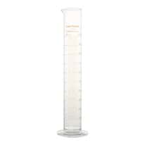 Cole-Parmer Graduated Cylinder, Class B, To Deliver, 1000 mL, Red Stripe