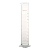 Cole-Parmer Graduated Cylinder, Class B, To Deliver, 2000 mL, Red Stripe