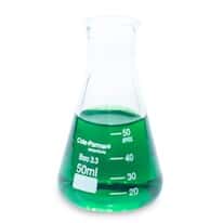 Cole-Parmer Glass Erlenmeyer Flasks, Graduated, Heavy Rim, 50 mL (1.7 oz); 12/Pk