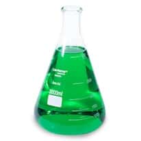 Cole-Parmer Glass Erlenmeyer Flasks, Graduated, Heavy Rim, 3000 mL (96 oz); 1/Pk