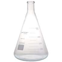 Cole-Parmer Glass Erlenmeyer Flasks, Graduated, Heavy Rim, 5000 mL (169 oz); 1/Pk