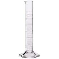 Cole-Parmer Graduated Cylinder, Borosilicate Glass, Hexagonal Base, Autoclavable, 25 mL