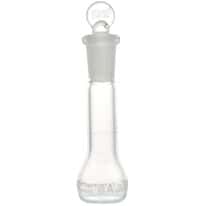 Cole-Parmer Class A Volumetric Flask with Glass Stopper, 5 mL; 10/PK