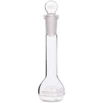Cole-Parmer Class A Volumetric Flask with Glass Stopper, 10 mL; 2/PK