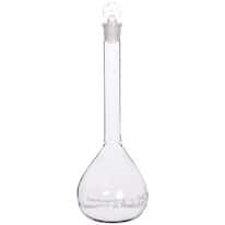 Cole-Parmer Class A Volumetric Flask with Plastic Stopper, 200 mL; 2/PK