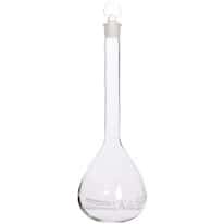 Cole-Parmer Class A Volumetric Flask with Glass Stopper, 500 mL; 2/PK