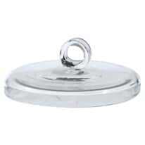 Cole-Parmer Quartz Glass Crucible Lid, 50 mL