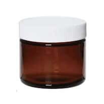 Cole-Parmer 5420870V21 Straight-Sided Jar, Amber Glass, 250mL (8.5 oz); 12/CS