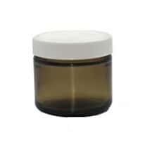 Cole-Parmer Straight-Sided Jar, Amber Glass, 60mL (2 oz); 24/CS