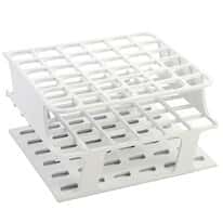 Cole-Parmer Durable Tube Rack,Half Size,  POM, 16mm, 36-Place, White; 8/CS