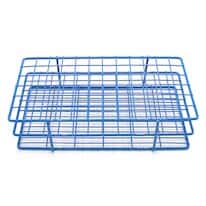 Cole-Parmer Coated Wire Tube Rack, 13-16mm, 6x12, Blue