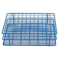 Cole-Parmer Coated Wire Tube Rack, 13-16mm, 9x12, Blue