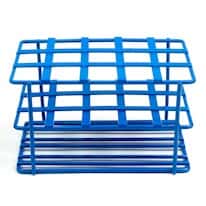Cole-Parmer Coated Wire Tube Rack, 16-20mm/15mL, 3x5, Blue