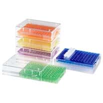 Cole-Parmer Low-Temperature PCR Rack, 96-Well, Assorted; 5/PK