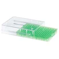 Cole-Parmer Low-Temperature PCR Rack, 96-Well, Green; 5/PK