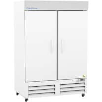 Cole-Parmer Standard Refrigerator, 2 Solid Doors, 1°C to 10°C, 49 cubic ft, 120V