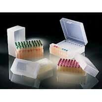 Polypropylene storage boxes with unattached lid for 50 (0.5 mL) tubes, 6/pack