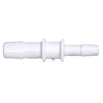 Cole-Parmer Hose Barb Fitting, Straight Reducer, White Nylon, Cleanroom Packed, 5/32" ID x 3/32" ID; 10/Pk