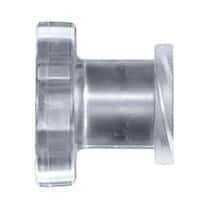 Cole-Parmer Luer to Plug Fitting, Straight Adapter, Animal-Derivative-Free Polypropylene, Cleanroom Packed, Female Luer; 10/Pk