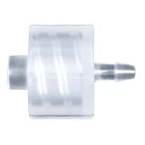 Cole-Parmer Luer to Hose Barb Fitting, Straight Adapter, Animal-Derivative-Free Polypropylene, Cleanroom Packed, Male Luer x 5/32" ID; 10/Pk