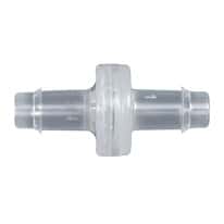 Cole-Parmer Miniature Check Valve, Polypropylene Housing, Viton® diaphragm, 5/16" ID