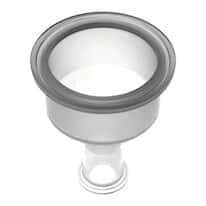 Cole-Parmer Sanitary Fitting, Straight Reducer, Polypropylene, 2" x 1-1/2"; 1/Each