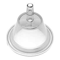 Cole-Parmer Sanitary to Hose Barb Fitting, Straight Adapter, Polypropylene, 1-1/2" Tri-Clamp x 3/8" ID; 1/Each