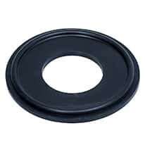 Cole-Parmer Sanitary Gasket, Black EPDM, 1/2"; 10/Pk