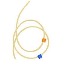 Cole-Parmer Pharmaprene® 2-Stop Pump Tubing, 0.25 mm, Orange/Blue; 12/Pk